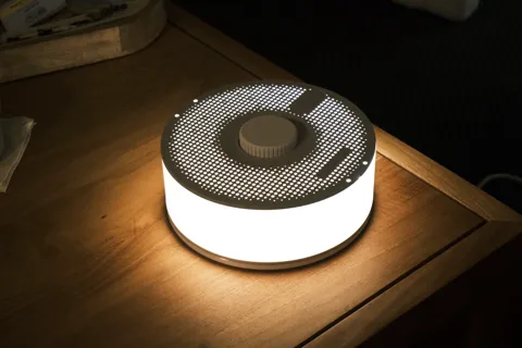 Spool lamp view 3
