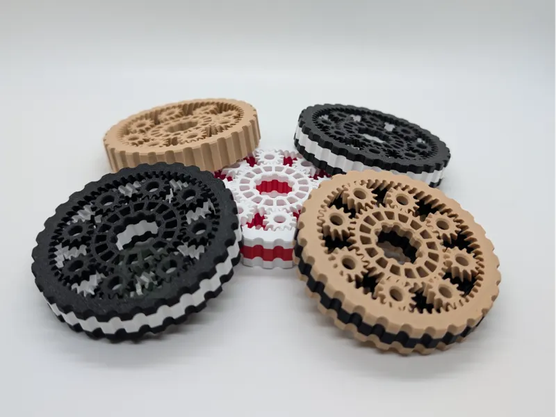 Planetary Gear Spinner | Print-in-Place