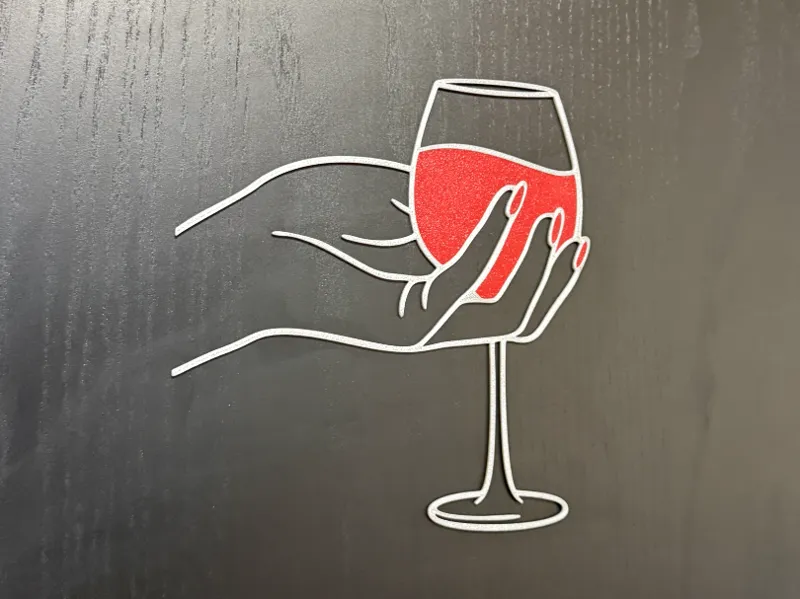 Wine Glass Wall Decor 