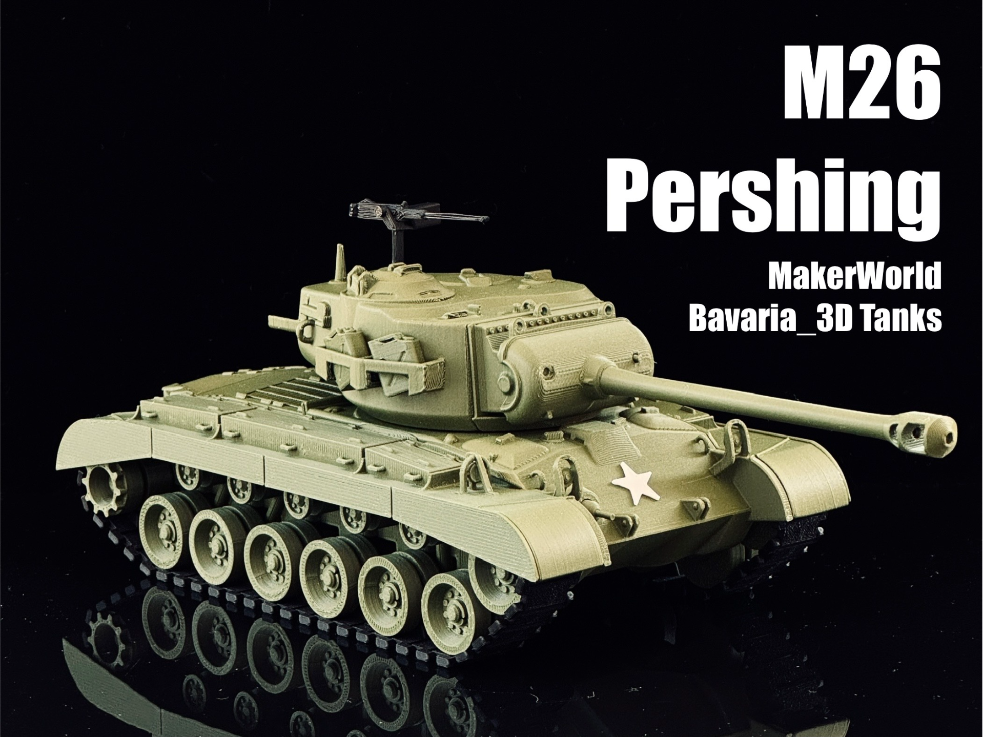 M26 Pershing Tank United States Army 1/35 Scale