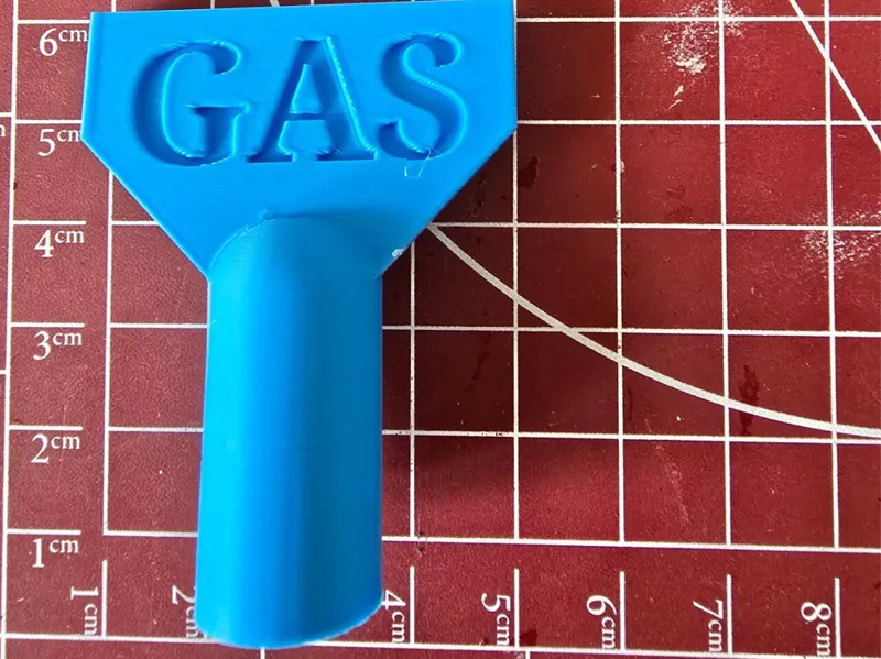 Gas box key - long 