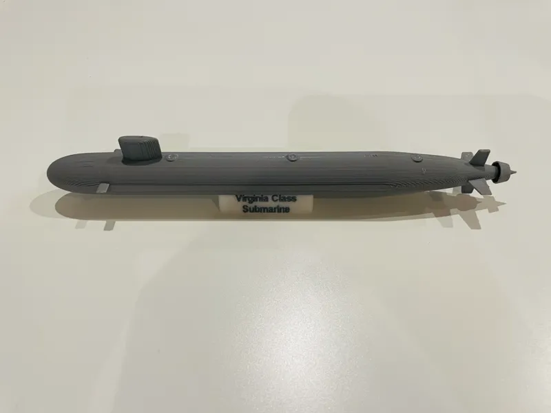 Virginia Class Submarine kitcard