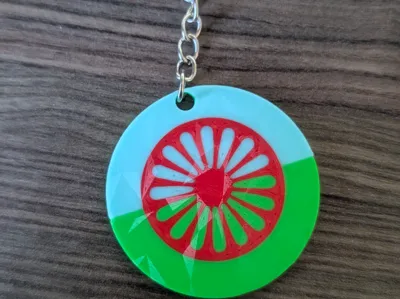 Gypsy Flag keychain