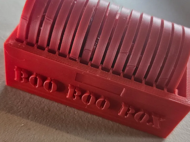 Poker Chip Box for First Aid Training Aids
