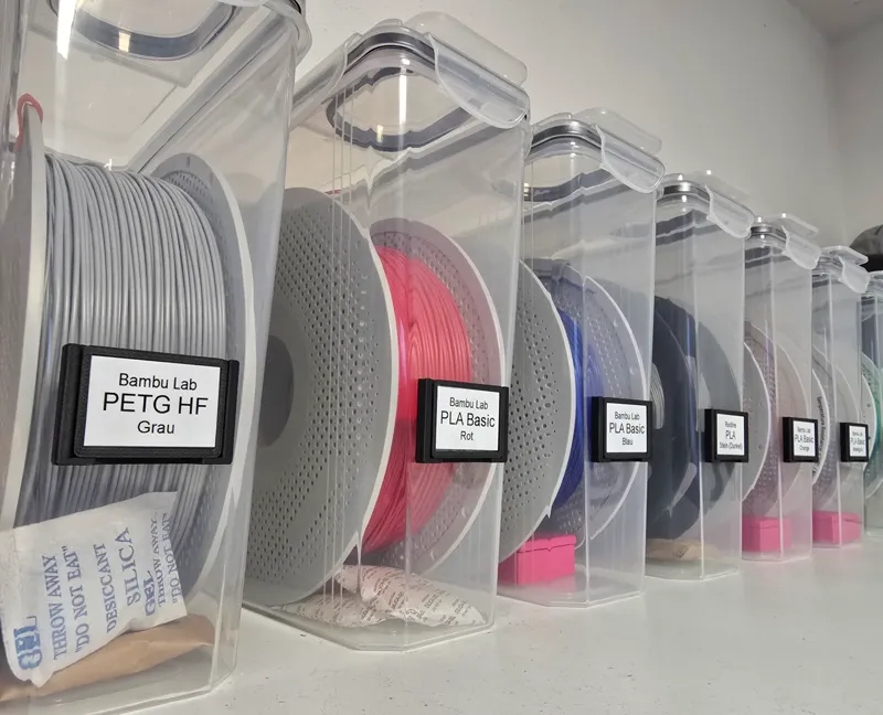 Swappable Filament Label