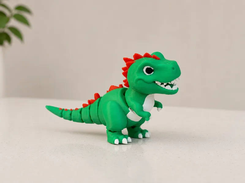 Cute T-Rex Dinosaur – Flexi Articulated figure
