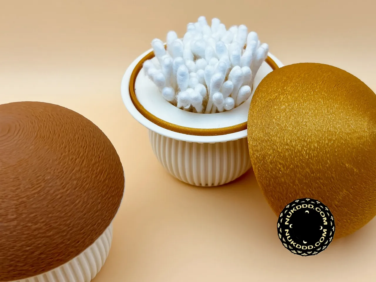 Mushroom Q-tip Cotton Swabs Holder view 4