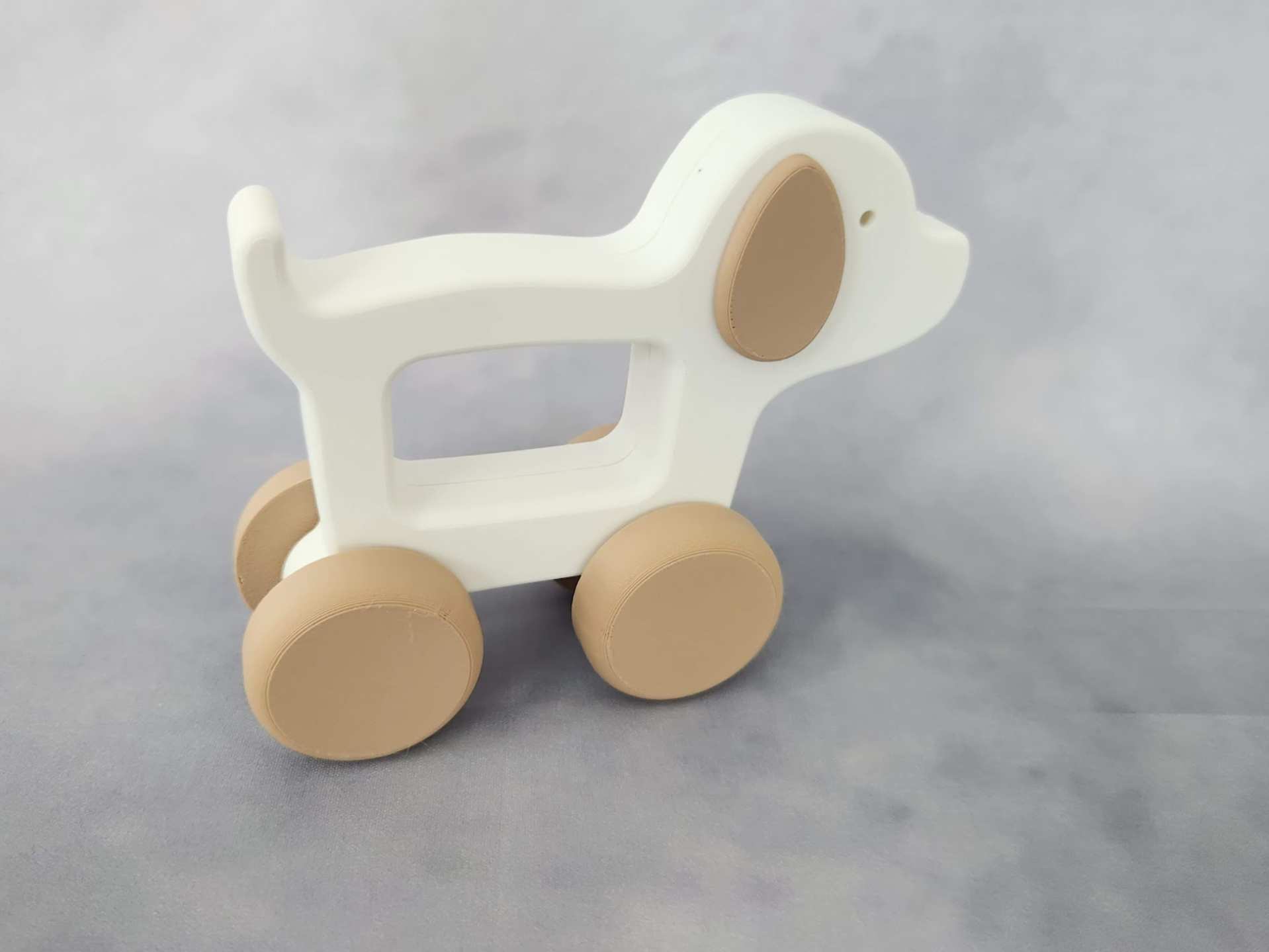 Dog on wheels for toddler