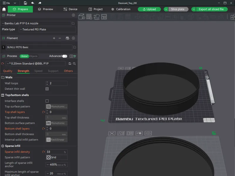 Dessicant_Tray Double Tall Spool-sized Remix