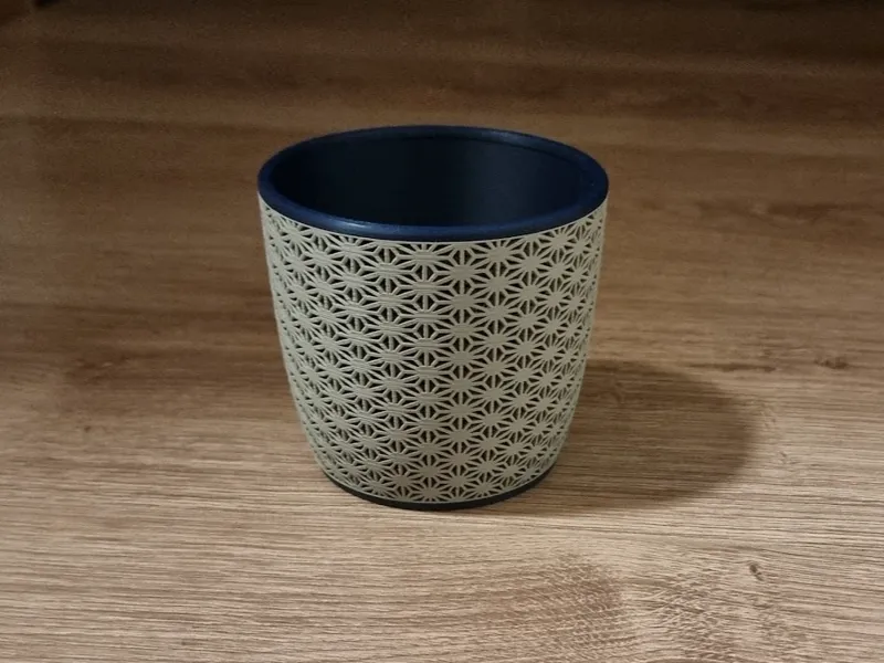 Modern Kumiko Planter - 