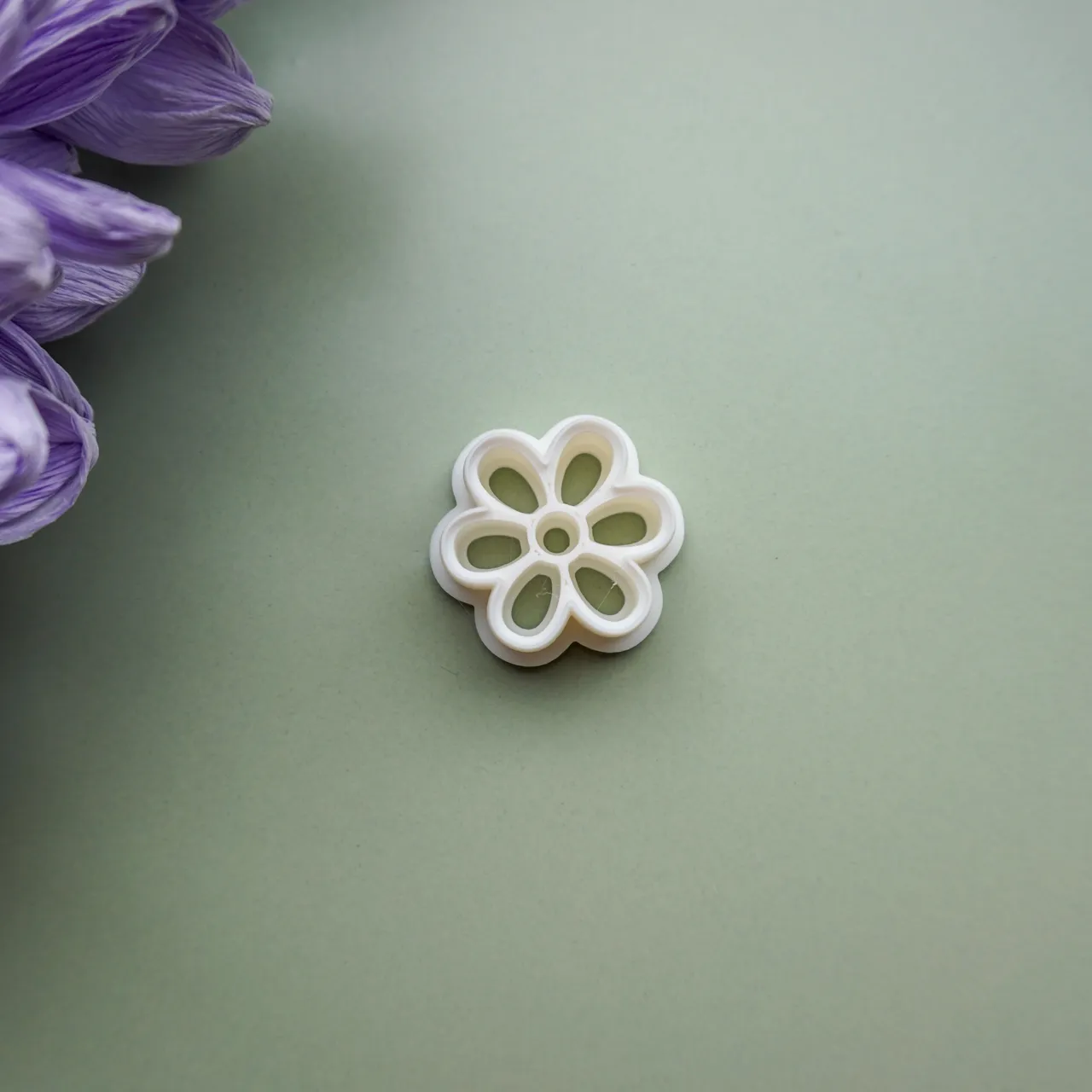 Flower Mini Clay Cutter For Earrings Necklaces view 2
