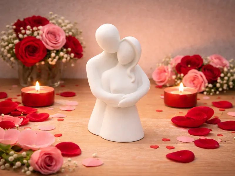 Embrace - Valentines Love Sculpture
