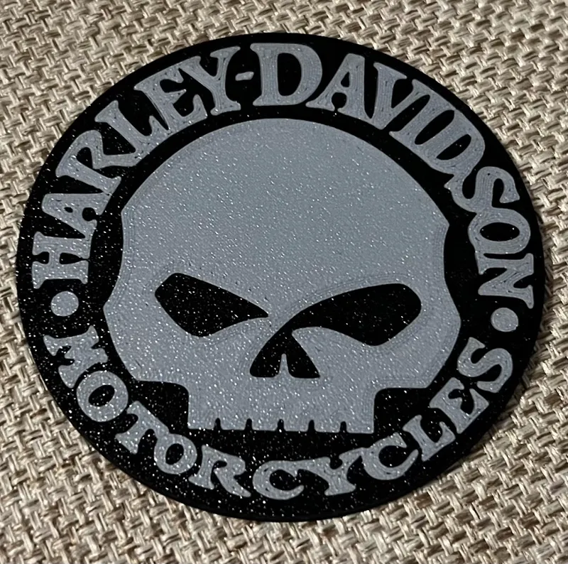 Harley Davidson Willie G Skull Coaster