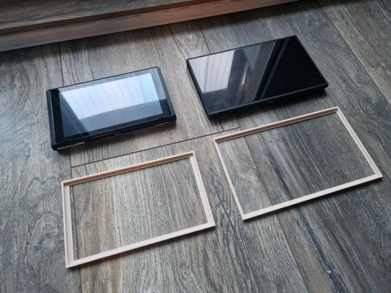 Switch 1 + 2 - Panzerglas Rahmen