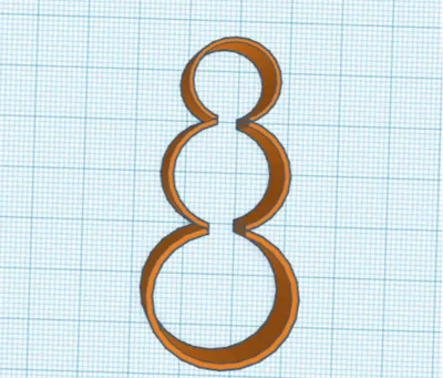 Snowman Cookie Cutter