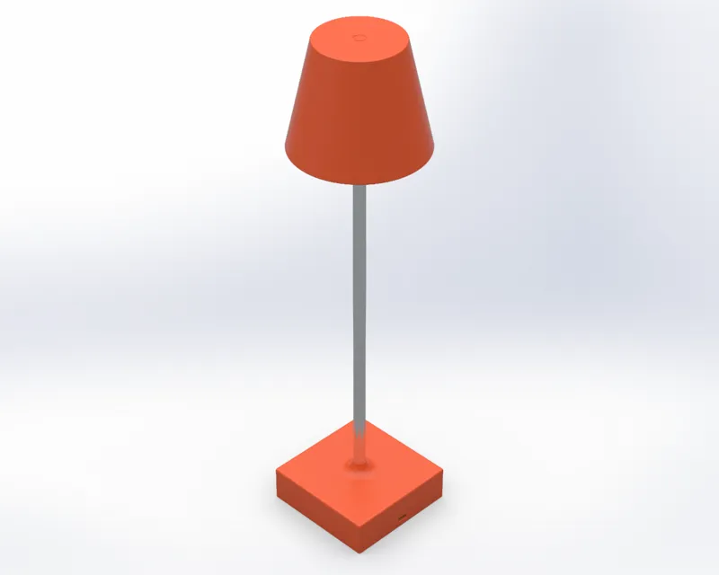 Poldina lamp - dimmable battery powered table lamp