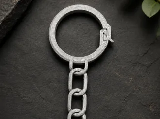 Chain with Ring for Keychain