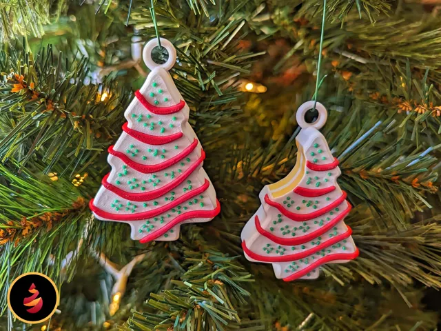 Christmas Tree Snack Cake