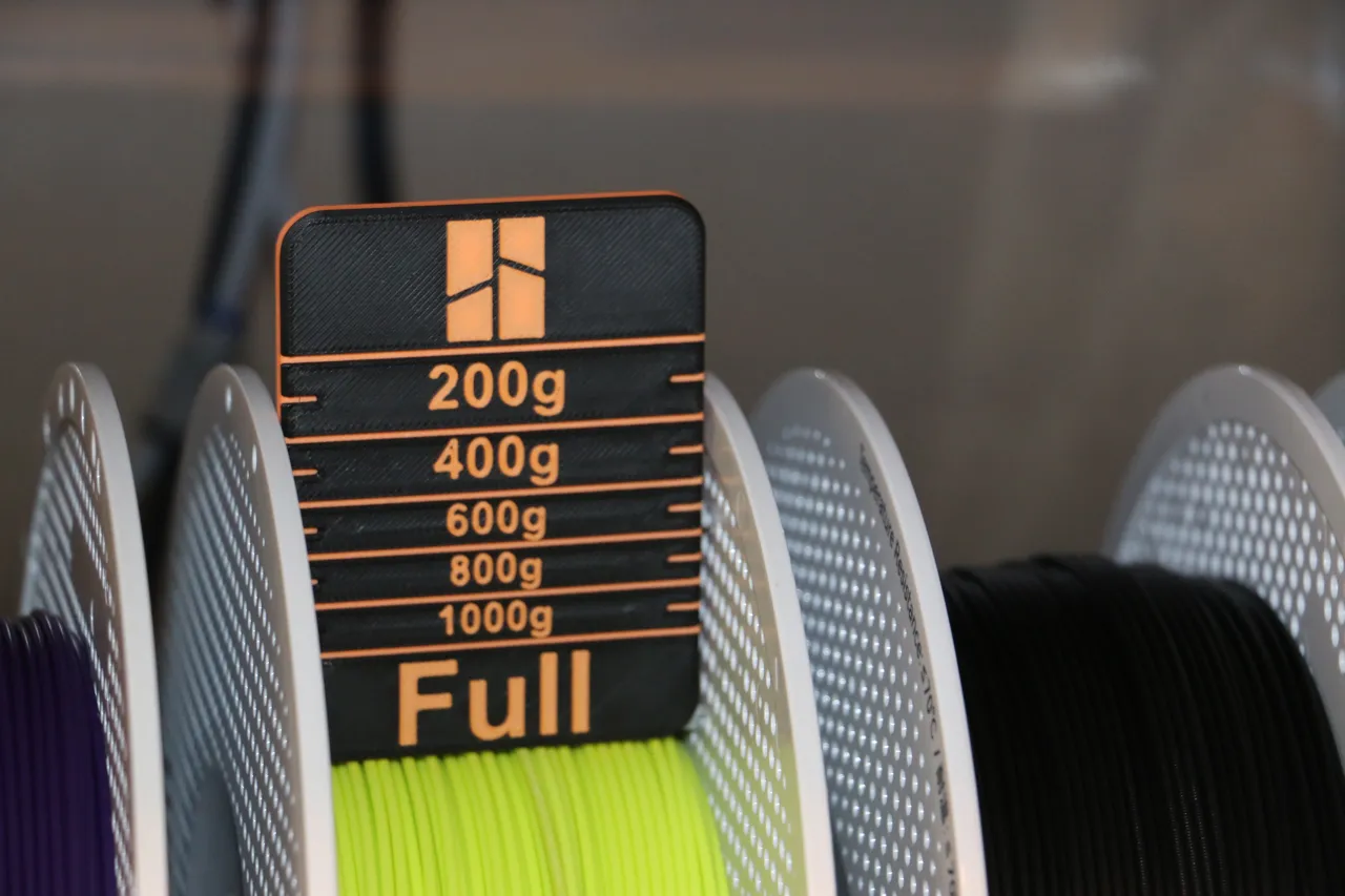 Filament spool gauge view 4