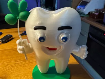 Little tooth man with shamrock