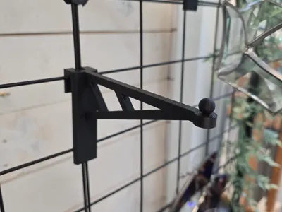 Gridwall hook-REMIX- Shorter, Stonger w/ Round tab