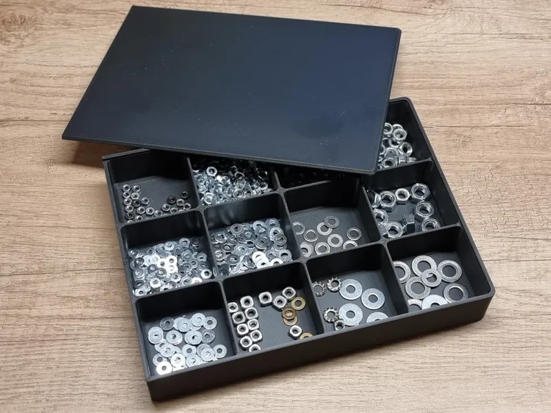 Storage box with cover