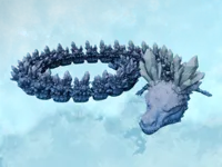 Dragon de cristal du ciel — articulé — photo 2