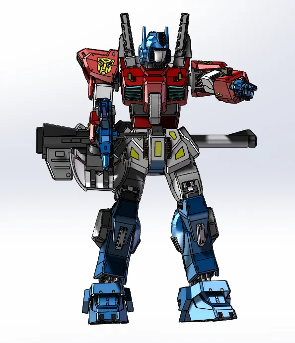 模型分享Optimus Prime擎天柱