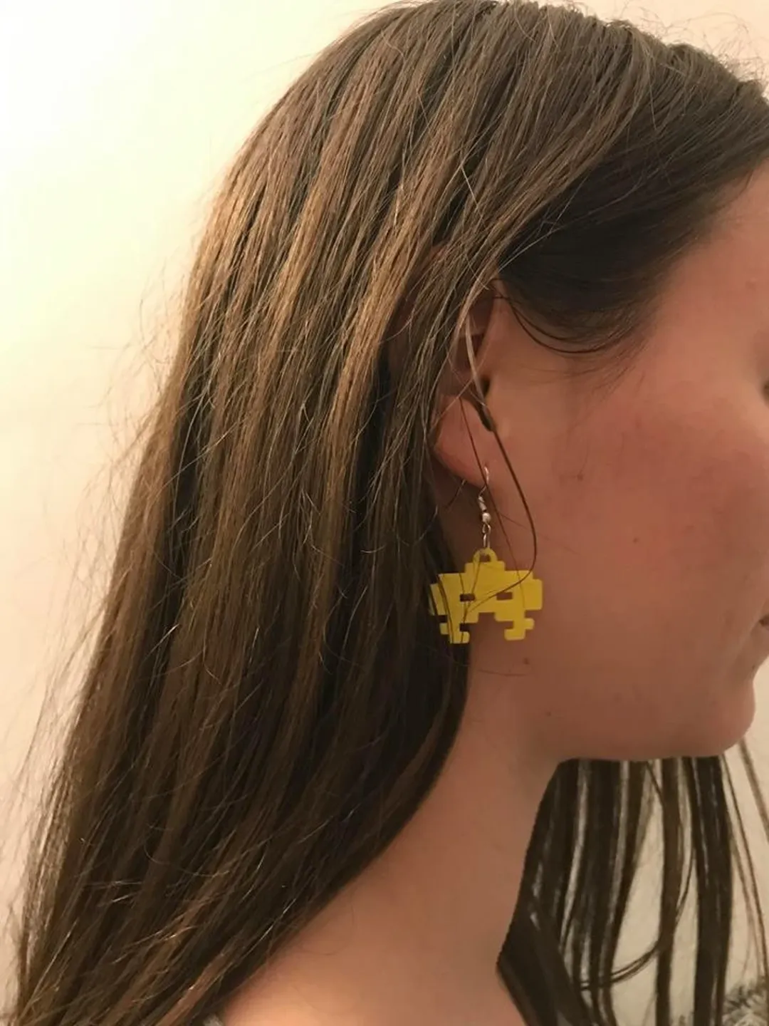 Space Invader Earrings view 4