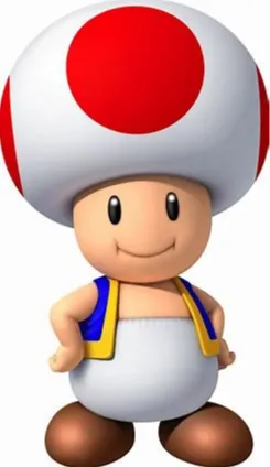 Toad in Mario