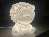 0.2mm layer, 3 walls, 0% infill leoncino luminoso 