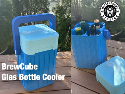BrewCube - Glas Bottle Portable Cooler