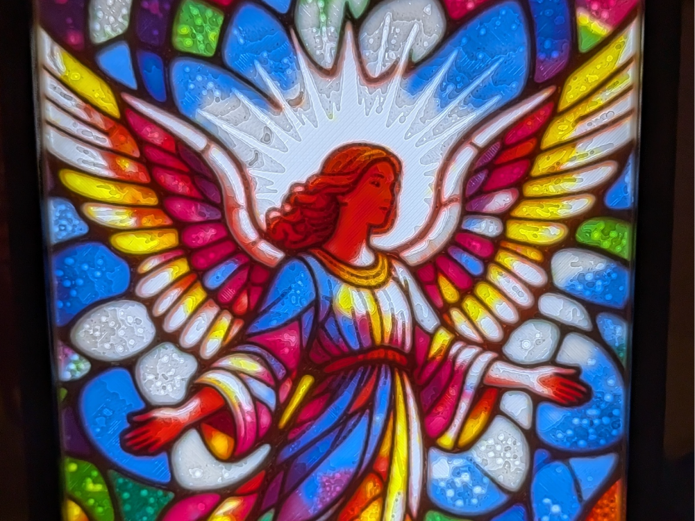 Stained Glass Angel 2