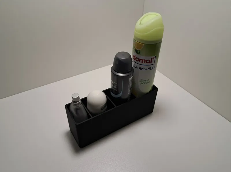 Aufbewahrung für Spraydosen und Parfum