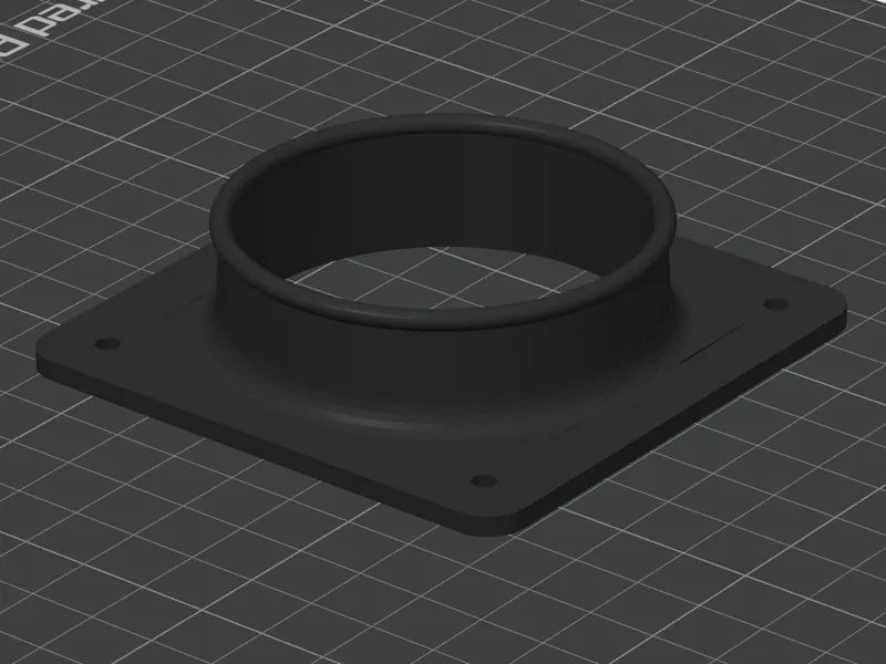 Vent Duct Flange 60mm ID for Elegoo Mars 5