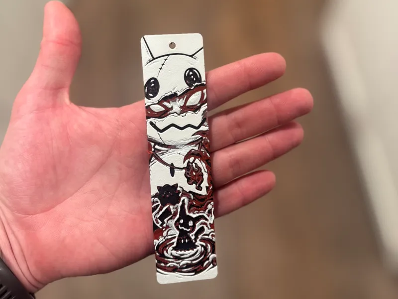 Mimikyu HueForge Bookmark – Pokémon