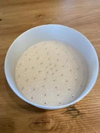 Schale mit Wandstärke 2,4 mm und Höhe 53 mm