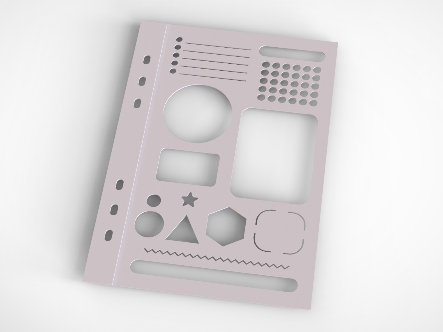Stencil for A5 Binder, Planner, Bullet Journal