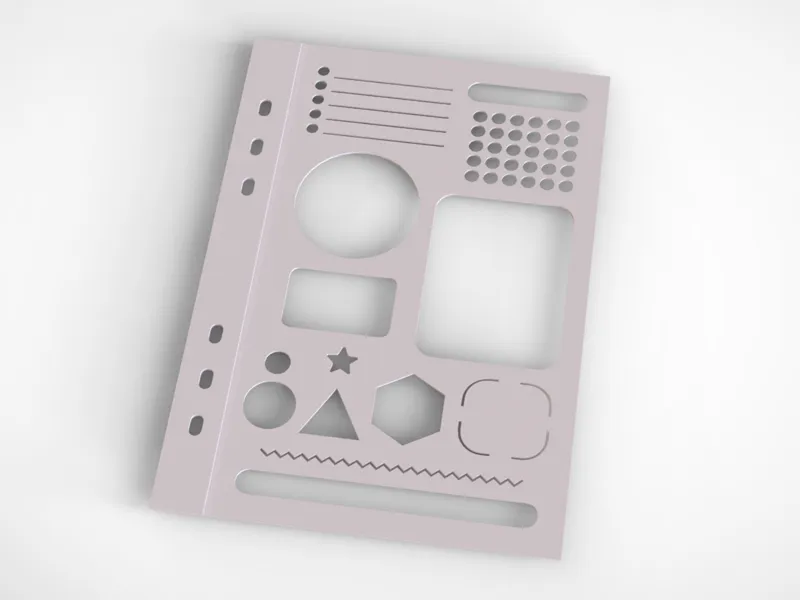 Stencil for A5 Binder, Planner, Bullet Journal