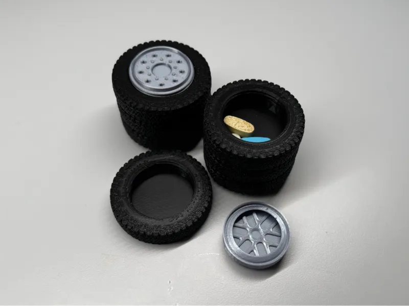 Off-Road Tire Stack Pill Organizer