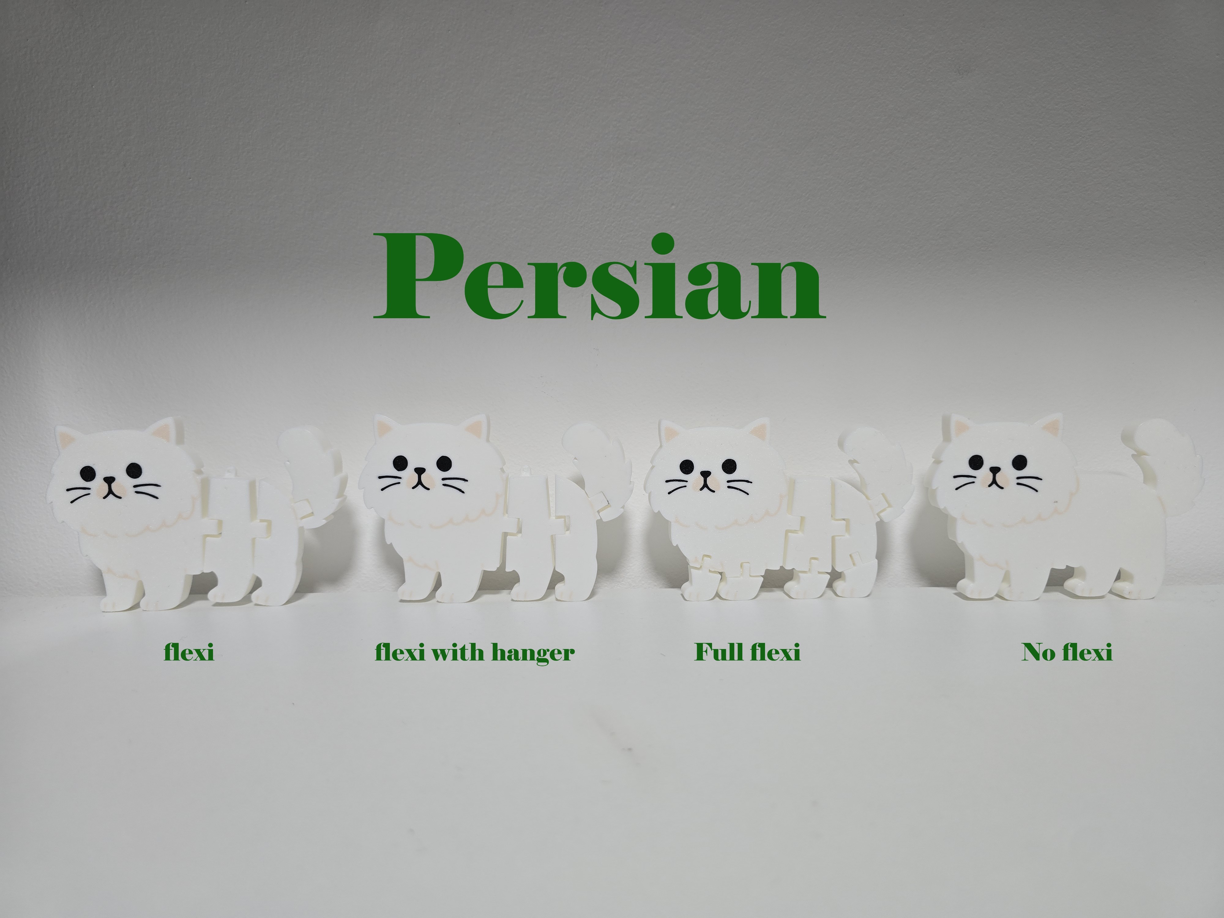 Miniatura 3 do modelo 3D Persian cat - keychain