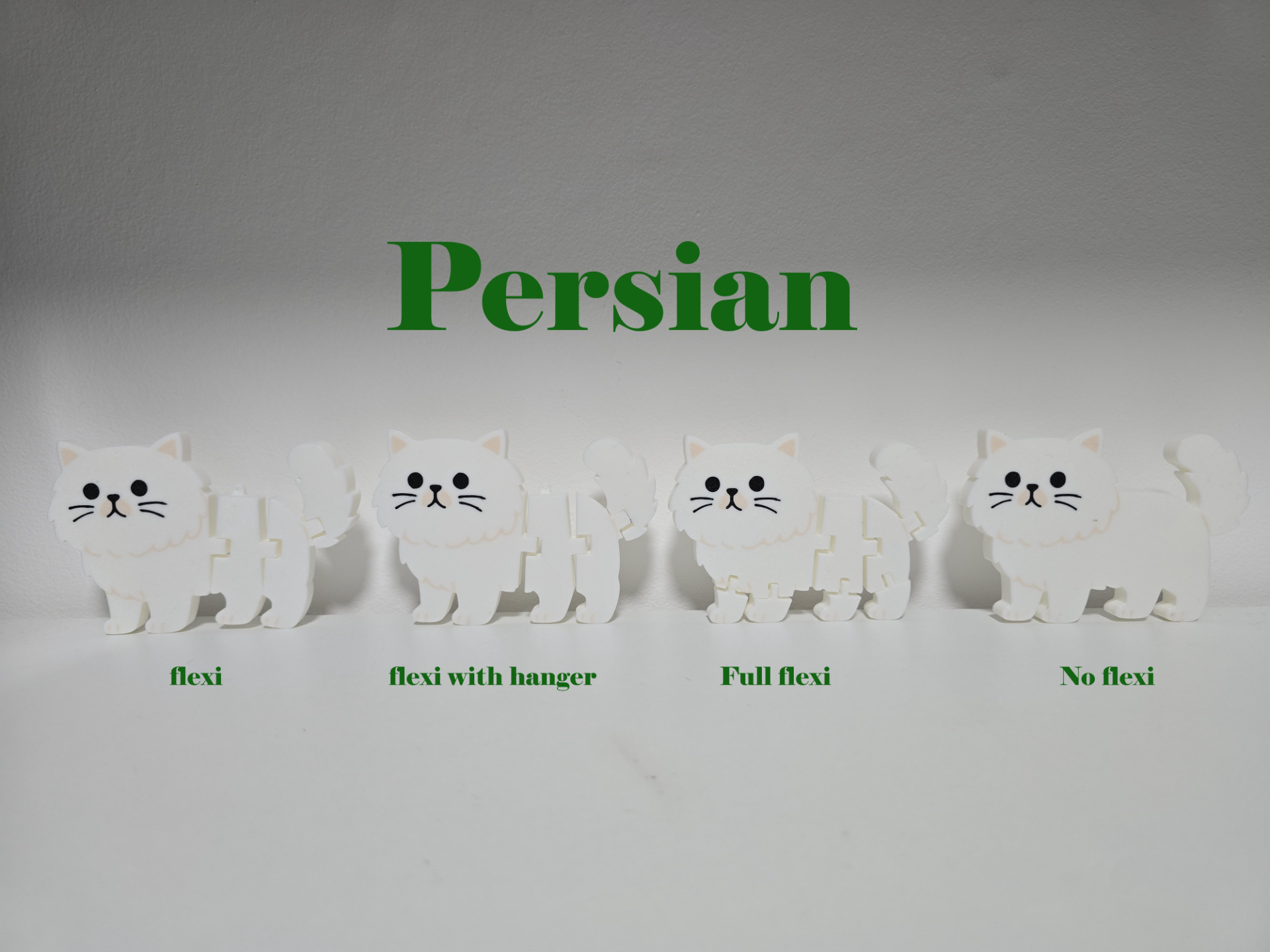 Persian cat - keychain