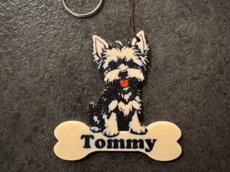 Portachiavi Yorkshire nome personalizzato