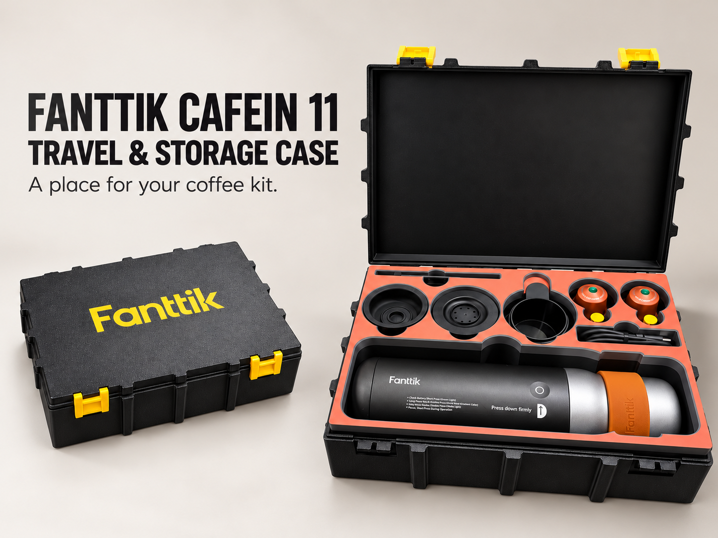 FANTTIK Cafein 11 - Portable Espresso Travel Kit 3D model