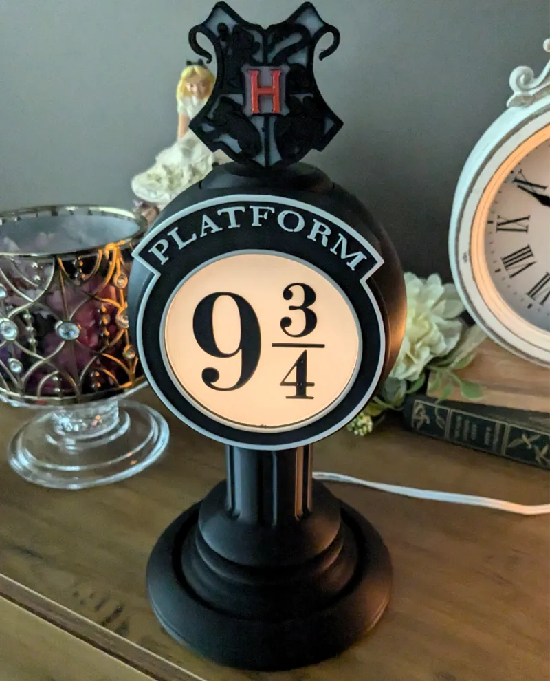 Harry Potter Platform 9 3/4 Lamp