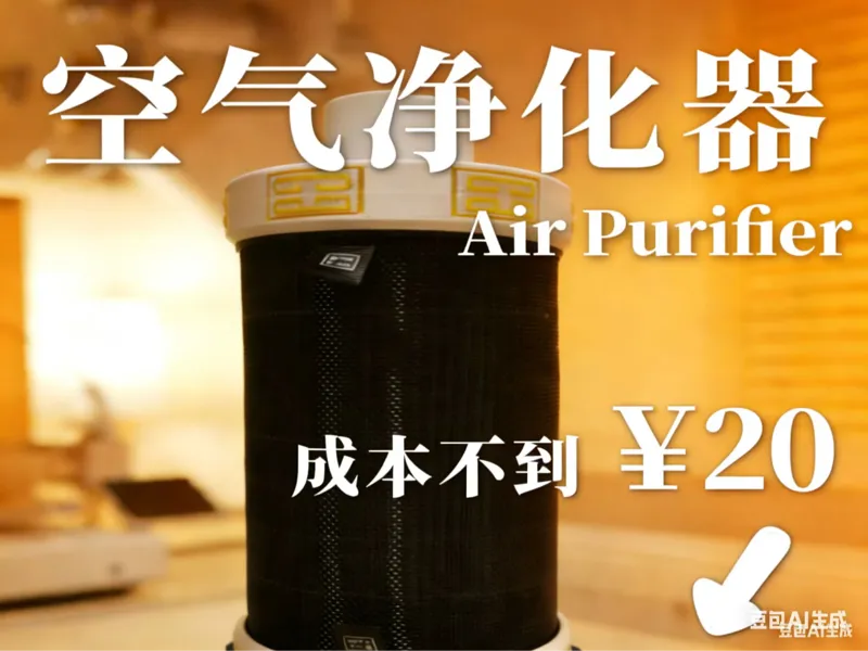 超低成本的打印机室内空气净化器