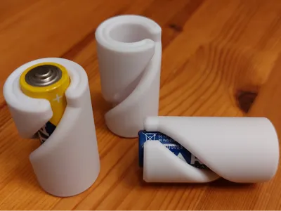 AA to C Battery Adapter