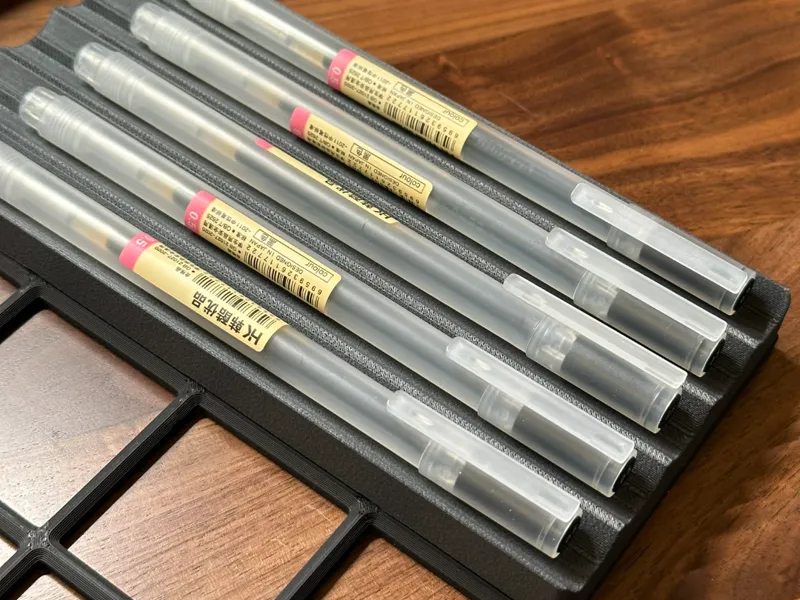 Gridfinity 2x4 Pen Holder Tray