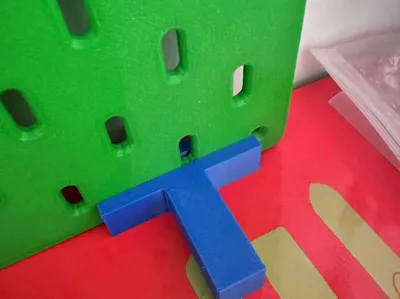 Cross Pegboard Stand