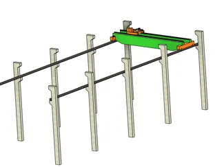 Fabrika Tavanı Gezer Vinç overhead crane